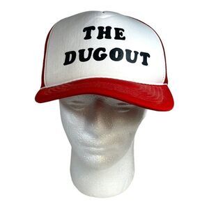 Vintage Baseball Fan Gift Trucker Hat 80’s The Dugout Cap One Size Fits All